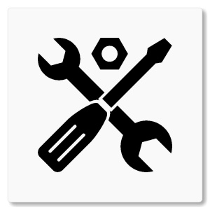 Technická místnost, 80x80mm, bílá, Nevada